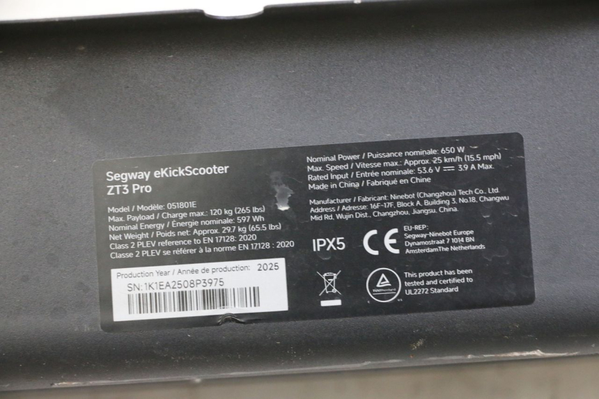 photo de BATTERIEKASTEN SEGWAY NINEBOT ZT3 PRO 1