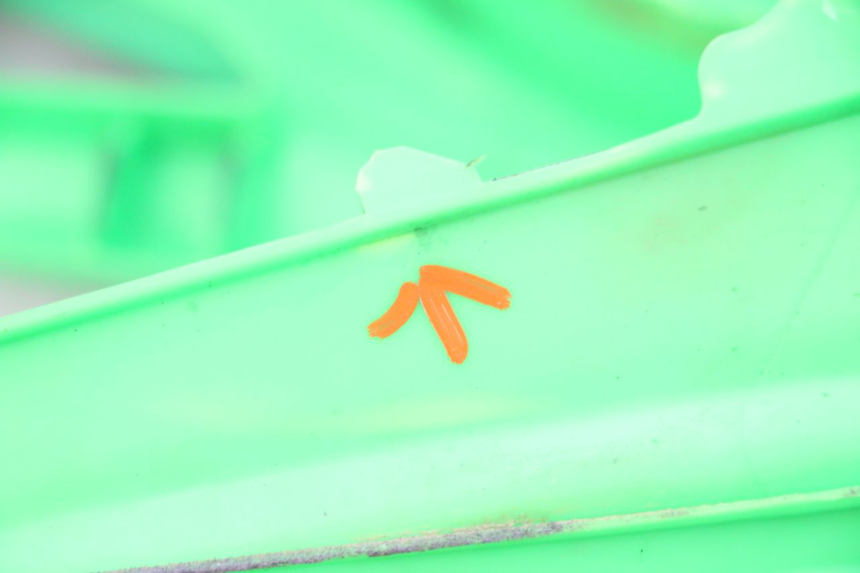 photo de KOMPLETTE VERKLEIDUNG KAWASAKI KXF KX-F 250 (2017 - 2019) - Zoom auf Gebrauchszustand