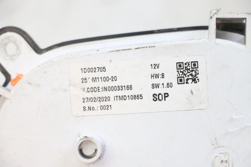 photo de TACHOMETER PIAGGIO NEW TYPHOON 50 (2018 - 2021)