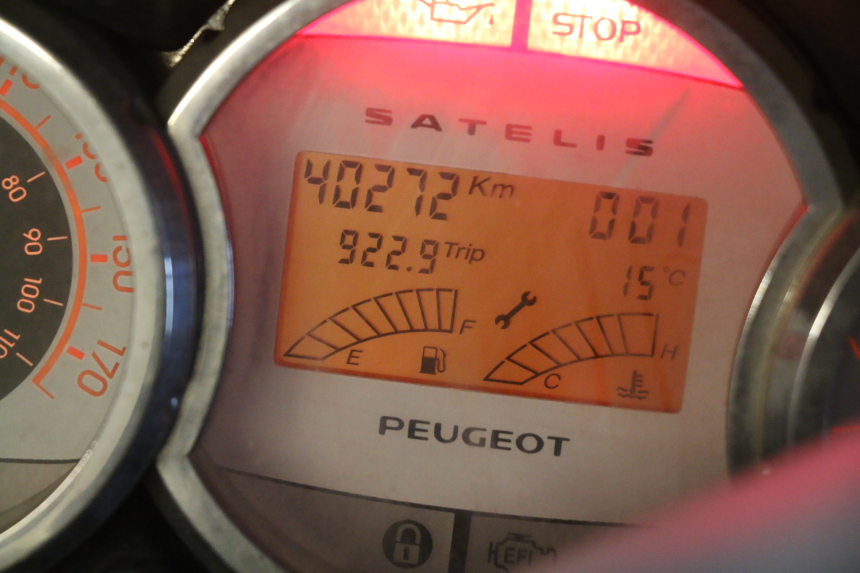 photo de TACHOMETER PEUGEOT SATELIS 125 (2010 - 2012)