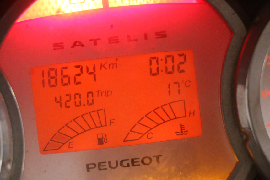 photo de TACHOMETER PEUGEOT SATELIS 125 (2010 - 2012)