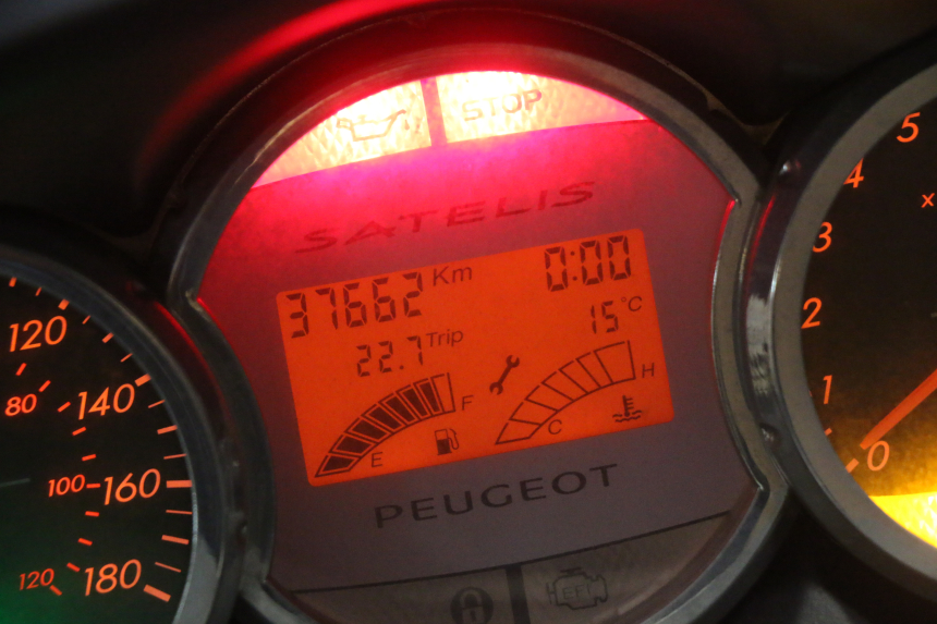 photo de TACHOMETER  PEUGEOT SATELIS 300 (2012 - 2015)