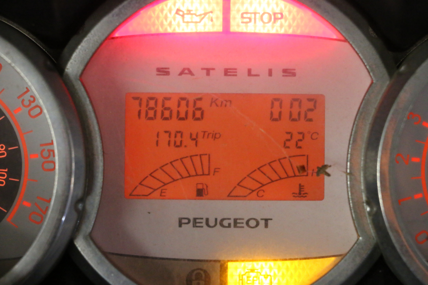 photo de TACHOMETER  PEUGEOT SATELIS 250 (2006 - 2012)