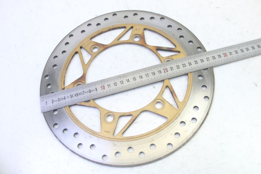 photo de VORDERE BREMSSCHEIBE DAELIM VJ ROADWIN FI 125 (2008 - 2017) - Zoom auf Gebrauchszustand