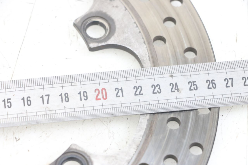 photo de VORDERE BREMSSCHEIBE YAMAHA XMAX X-MAX ABS 125 (2017 - 2020) - Zoom auf Gebrauchszustand