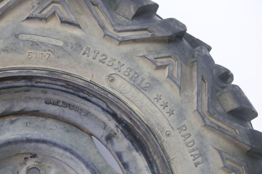 photo de VORDERRADFELGE UND REIFEN YAMAHA YFM GRIZZLY 550 (2008 - 2015)