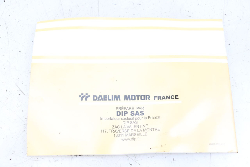 photo de BENUTZERHANDBUCH DAELIM A-FOUR 2T 50 (2005 - 2012)