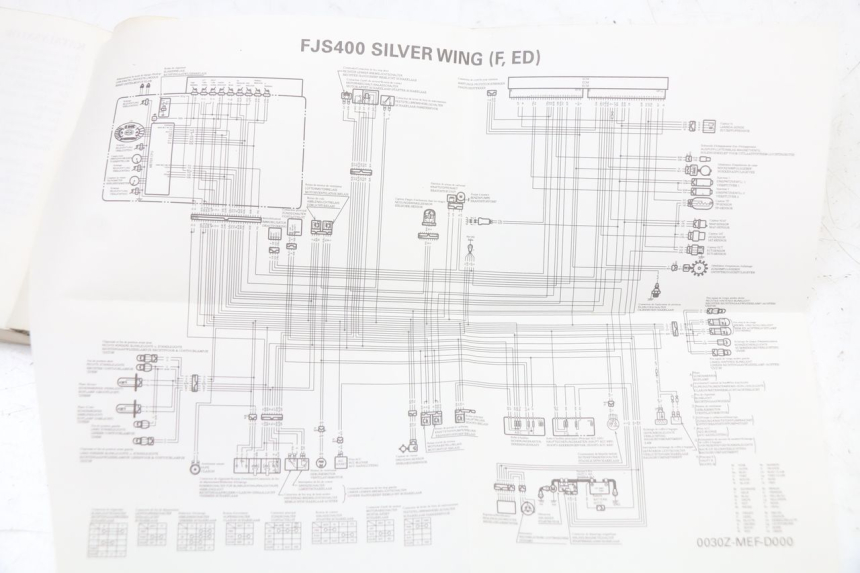 photo de BENUTZERHANDBUCH HONDA FJS SILVER WING SILVERWING 400 (2005 - 2008)