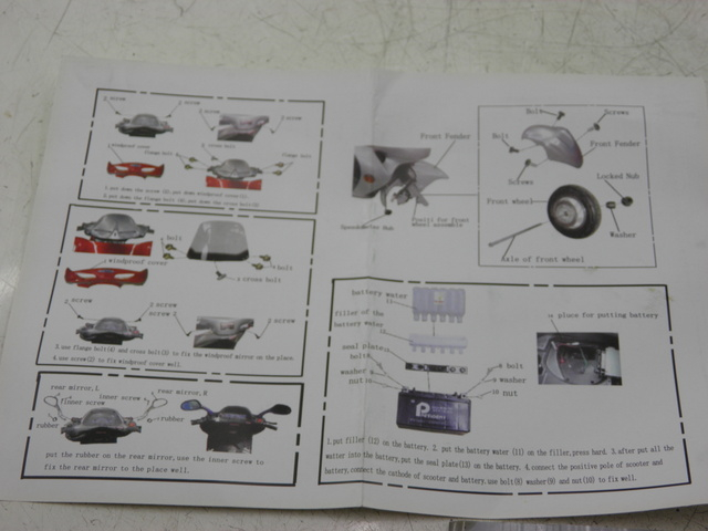 photo de BENUTZERHANDBUCH JM MOTOR S-MAX 125 (2010 - 2014)