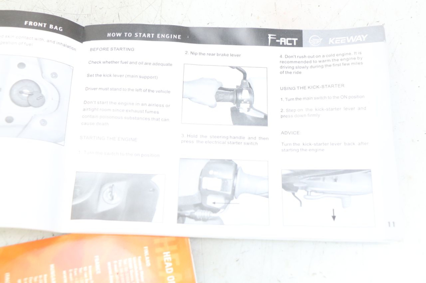 photo de BENUTZERHANDBUCH KEEWAY F-ACT FACT 50 (2006 - 2011)