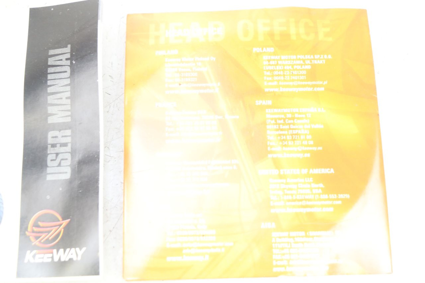 photo de BENUTZERHANDBUCH KEEWAY F-ACT FACT 50 (2006 - 2011)