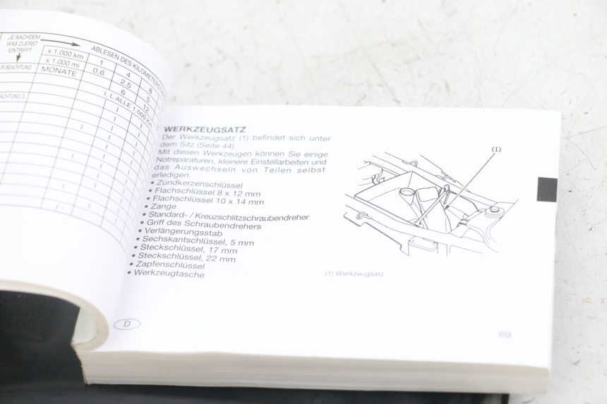photo de BENUTZERHANDBUCH HONDA XLV VARADERO 125 (2000 - 2006)