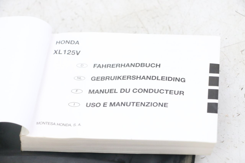 photo de BENUTZERHANDBUCH HONDA XLV VARADERO 125 (2000 - 2006)