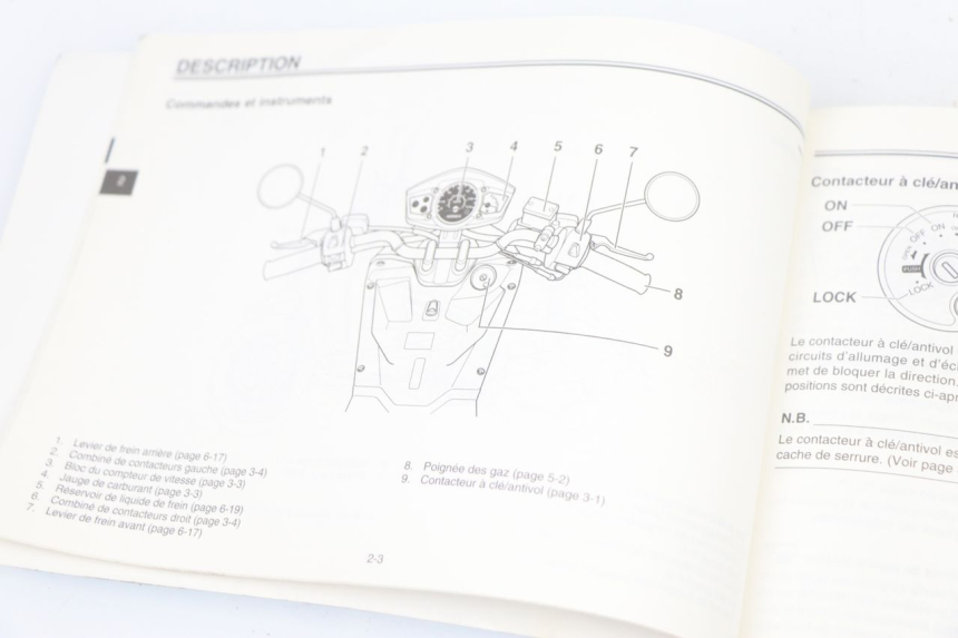 photo de BENUTZERHANDBUCH YAMAHA BW'S BWS 125 (2010 - 2013)