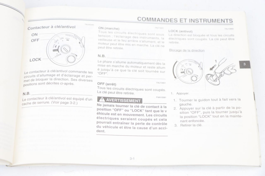 photo de BENUTZERHANDBUCH YAMAHA BW'S BWS 125 (2010 - 2013)