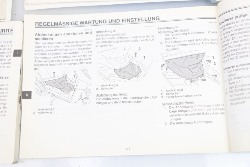 photo de BENUTZERHANDBUCH YAMAHA BW'S BWS 125 (2010 - 2013)