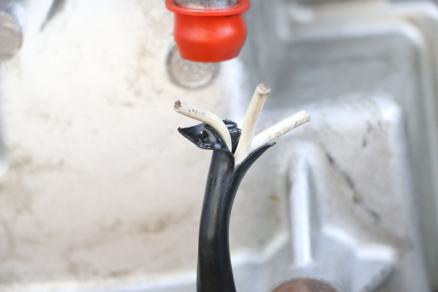 photo de MOTOR YAMAHA FJR ABS 1300 (2006 - 2012) - Zoom auf Gebrauchszustand